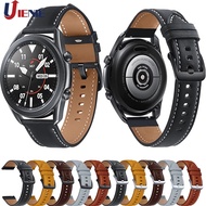 22mm Leather Watch Band Strap for Samsung Galaxy Watch 3 45mm / Gear S3 / Galaxy 46mm Watchband Sport Bracelet Wristband