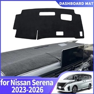 For Nissan Serena C28 2023-2026 Car Dashmat Dashboard Cover Pad DashMat Sunshade Protective Carpet