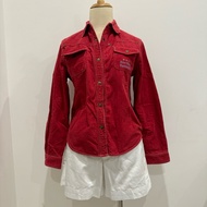 [pass 2nd] Branded velvet shirt size XS