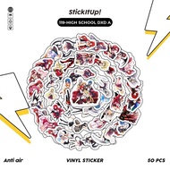HP 75 Pcs Sticker Pack Anime Motif High School dxd Cute Aesthetic Vinyl Waterproof for Freebies Stic