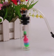 Transparent glass crystal pipe