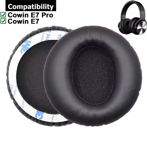 Replacement Earpads Cushion for COWIN E7 High Quality Comfortable Soft Memory Foam Ear Pads for COWI