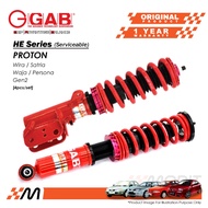 Proton Wira / Waja / Persona / Gen 2 / Satria - GAB HE Series (Serviceable) Adjustable Suspension / 