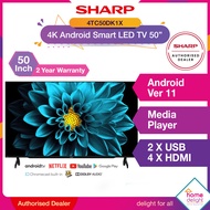 Sharp 4K Android Smart LED TV 50" [ 4TC50DK1X ]