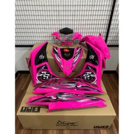 COVERSET LC135 V4-V7 KANJI BLACK.PINK - PINK