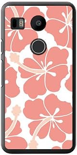 SECOND SKIN Nordic Hibiscus Beige Pink (Clear) / For Nexus 5X LG-H791 / docomo DLGN5X-PCCL-201-Y430