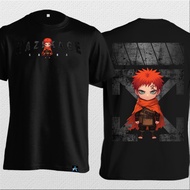 Kazekage Gaara Chibi ANM-218 Anime Naruto Adult Cotton Combed 24s T-Shirt