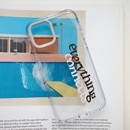 everything connects犀牛盾clear掛繩透明手機殼