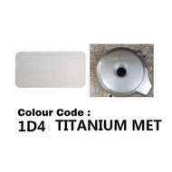 1D4 TITANIUM METALLIC ENGINE COVER / 2K MOTORBIKE PAINT