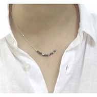 天然鈦赫茲石鎖骨項錬