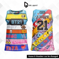 BTS ADULT BASKETBALL JERSEY