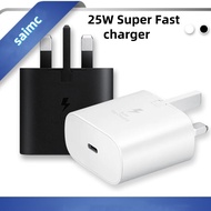 UK Plug 25w Charger Fast Charging PD Power Wall Adapter USB C To Type C Cable For Samsung  Galaxy  s