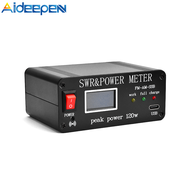 Aideepen 1.8MHz-50MHz 0.5W-120W SWR High-frequency Short Wave Standing Wave Meter Power Meter FM-AM-