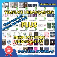 FILE TEMPLATE UNDANGAN PERNIKAHAN CDR DAN FILE UNDANGAN DIGITAL PPT