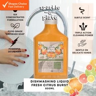 Clean Buddy Sparkle A Plate Fresh Citrus Burst - Dishwashing Liquid Pencuci Pinggan Dishwash Sabun P