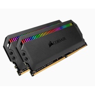 CORSAIR DOMINATOR PLATIMUM RGB RAM 16GB 3200/3600 C16 MEMORY KIT WHITE/BLACK