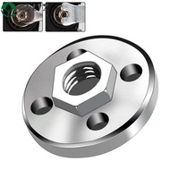 CHLIZ Hexagon Flange Nut, Metal Alloy Hardness Locking Flange Nut, Universal Quick Change Angle Grinder Disc Clamp for Type 100 Angle Grinder Power Tools Accessories