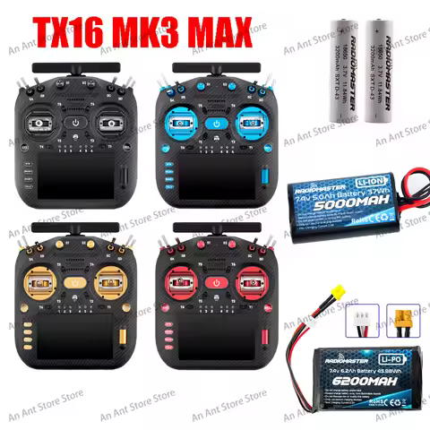 Radiomaster TX16S MK3 MAX 2.4GHz ELRS Transmitter Up to 16ch AG02 CNC Hall sensor gimbals Remote Con