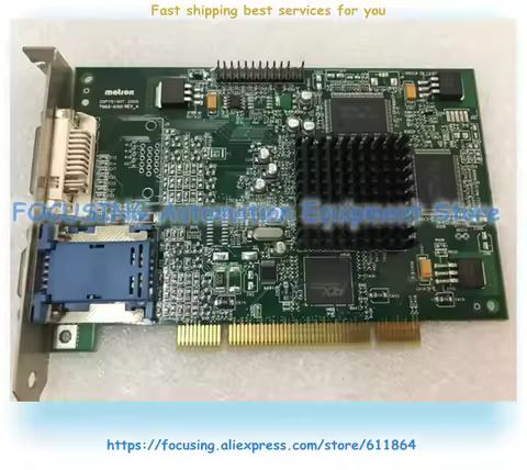 MATROX G450 G45FMDVP32DB F7003-0301 PCI DVI Tested 7003-0301