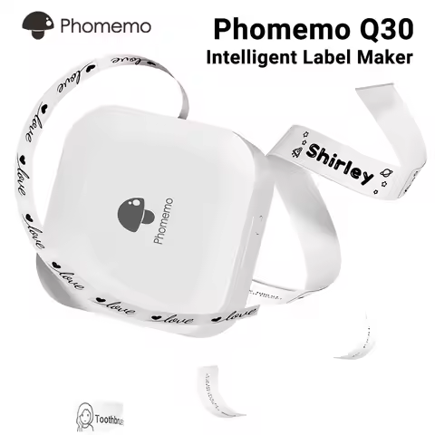 Phomemo Q30 Sticker Label Printer Wireless Pocket Handheld Printer Thermal Label Sticker Study Marke