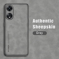 Jingsanc Ốp Da Cho OPPO A58 5G/A78 5G Ốp Điện Thoại TPU Mềm Silicon Da Cừu Sang Trọng Ốp Lưng Ống Kí