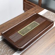 Wood grain tea tray, solid wood tray, integrated set, bamboo household tea set, bamboo tea tray, bla