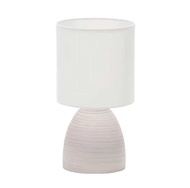 โคมไฟตั้งโต๊ะ (E27x1) LUZINO รุ่น DH3545-BE สีขาว - เบจ