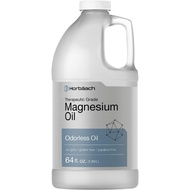 Horbäach Magnesium Oil | 64 fl. oz Supplement Therapeutic Grade | Vegetarian, Non-GMO, Gluten Free, 