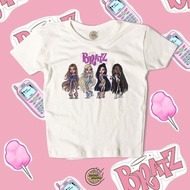 Croptop/baby tee bratz 18th anniversary fashion dolls y2k style graphic tee
