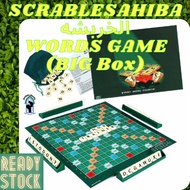 (No Brand) Board Word Game / Mainan Perkataan Scrable ABC Crossword Board Game Family Word Game