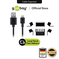 Goobay Plastic Cable Management - Black (5 Slot)