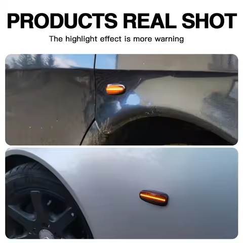 2X LED Dynamic Side Marker Turn Signal Light Canbus For Mercedes-Benz W124 W210 W163 W202 W140 W638 