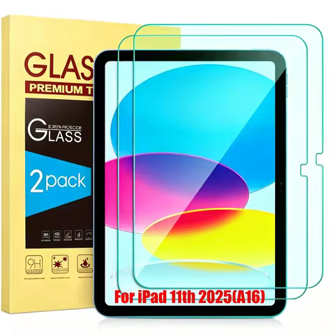 2Pcs For IPad 11th Generation Tempered Glass Screen Protector On IPad 11 Generation A16 2025 9H Film