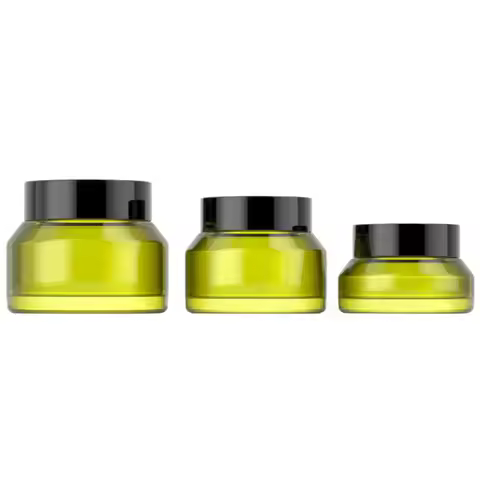 15g 30g 50g Cosmetic Packaging High-Grade Frosted Glass Bottles Travel Portable Empty Bottle Sample 