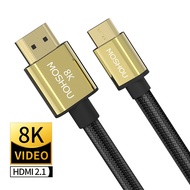 MOSHOU HDMI 2.1 Cable HDMI to HDMI MINI Cable eARC HDR10+ Video Cable HDMI2.1 Cable for TV Box PC