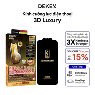 Full Screen Spill - DEKEY Master Glass 3D Luxury 9H Tempered Glass for Phone X - 16 Promax