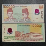 Uang Mahar Nikah &amp; Koleksi Rp 100000 Mawar Soekarno Hatta 1999