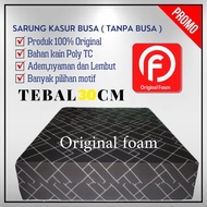 Sarung kasur busa resleting No 1 2 3 4 single tebal 30 cm / Cover Kasur Busa Inoac / Seprei resletin