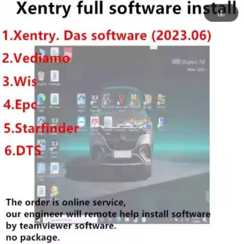 Software xentry DAS of 2023.09 MB STAR sd C4C5C6, online installation or update, 2023.09 from vediam