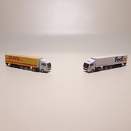 Miniature/diecast DHL & FEDEX cargo car 1:400 & 1:200 scale