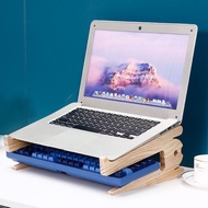 Notebook Stand Cooling 2 In 1 Laptop Wooden