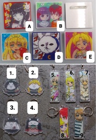 同人產品 匙扣 襟章 水星魔女 我推的孩子 貓咪大戰爭 鬼滅之刃 芙莉蓮 美少女戰士