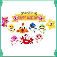 Birthday CAKE TOPPER CAKE TOPPER/BABY SHARK Fadhil Souvenir CAKE Decoration