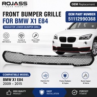 ROJASS Front Bumper Grille for BMW X1 E84 Radiator Lower Bumper Grill 51112990368 OEM Replacement