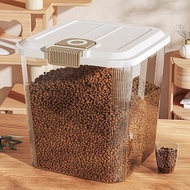 倾雅猫粮储存桶 Qingya Pet Food Storage Container, Airtight Dog Cat Food Storage Bin with Scoop, Dry Food Di