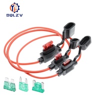 Pemegang Fius Auto Mini Kecil Sederhana 32V Kalis Air 18/1614/12/10AWG dan Fius Kereta 2A 3A 5A 7.5A