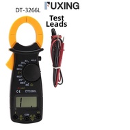 FUXING เครื่องทดสอบไฟฟ้าแบบพกพา DT3266F DT3266L แคลมป์มิเตอร์ดิจิทัลขนาด178X54X25มม. จาก FUXING