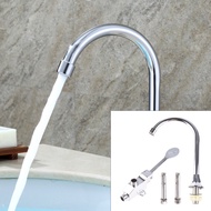 PCF* Vertical Basin Faucet Foot Pedal Control Sink Water Tap Kitchen Supplies