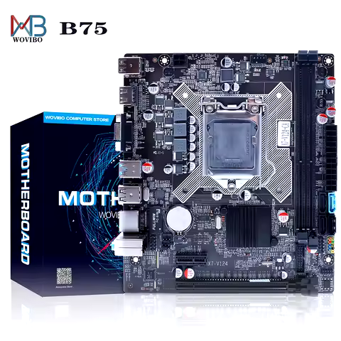 B75 Motherboard LGA 1155 DDR3 Memory SATA III USB 3.0 For Intel LGA1155 Core i7 i5 i3 Xeon CPU Compu