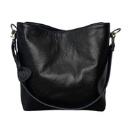 Bernie Leather Bonnie Black Leather Bag